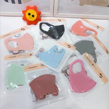 

4 pcs Child Face Mask For Kids Anti Dustproof Smoke Pollution Mask with Earloop Washable Respirator Mask