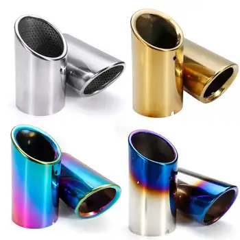 

Hot 2x Auto Car Rear Exhaust Muffler Tail Pipe Tip Stainless Steel 7.6 cm Diameter For Audi Q5 A1 A3 A5 A4 B8