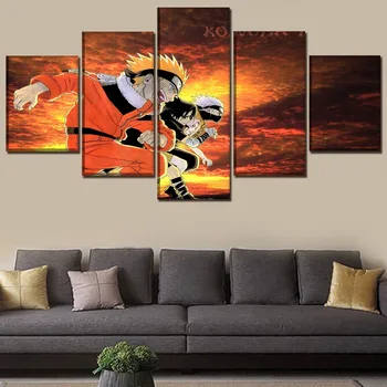 

Diamond Wall Painting Sticker Picture 5D Full Round Drill Naruto Cross Sasuke and Naruto Stitch Beadwork Home Decor Embroidery