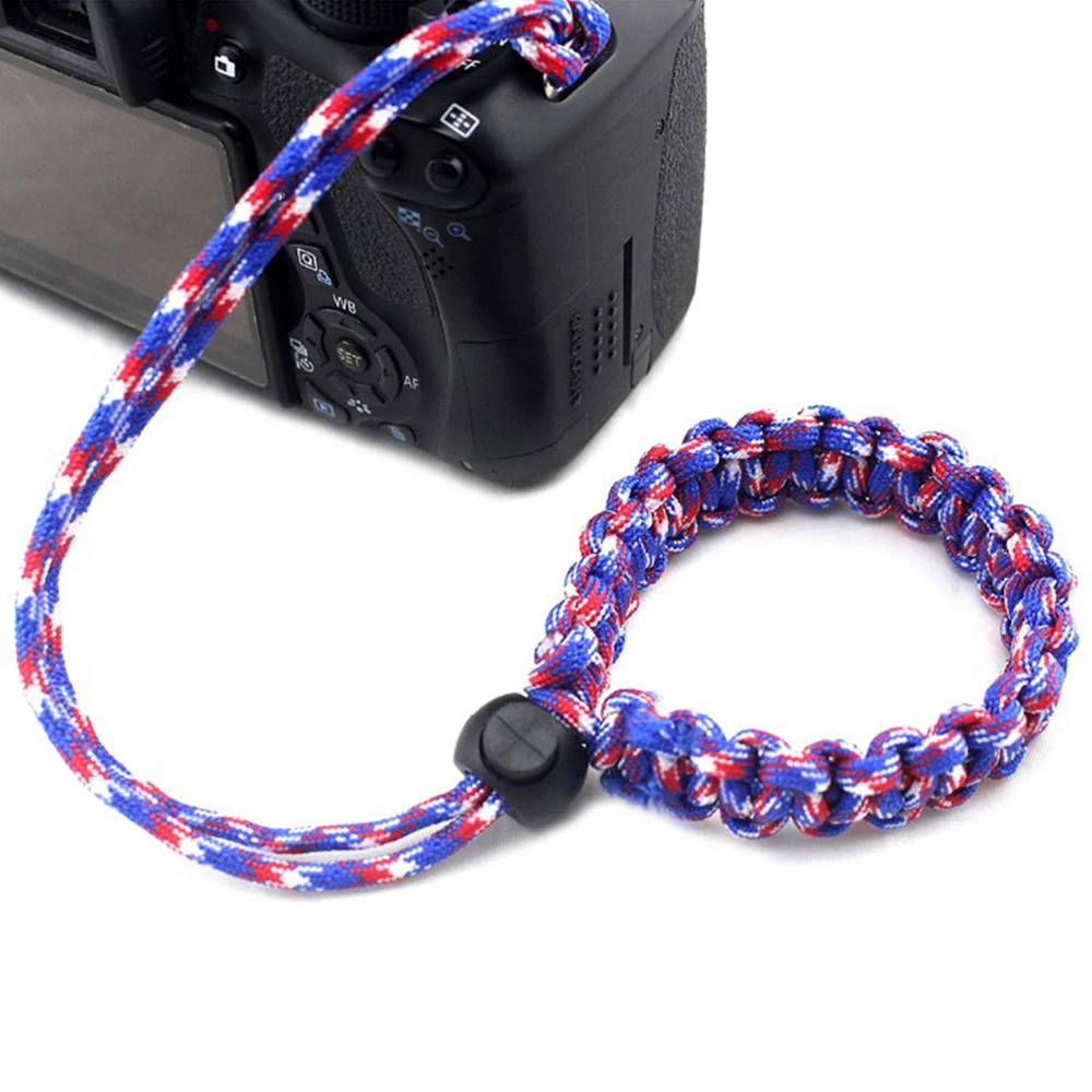 Новейший ремешок для цифровой камеры ремешок для камеры ручной захват Паракорд плетеный браслет для Nikon Canon sony Pentax Panasonic DSLR