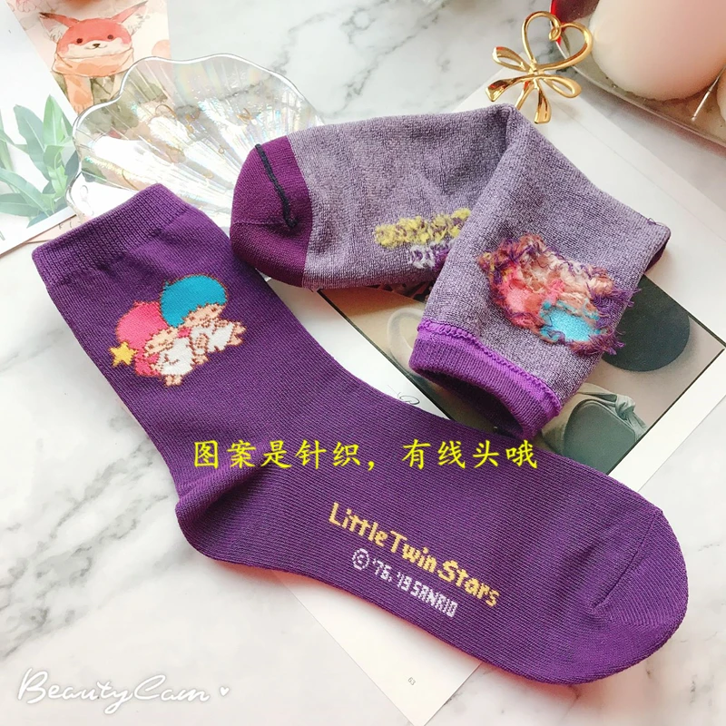 Мультяшные аниме Gudetama Pom Purin Kerokerokeroppi Kiki Lala Cinnamoroll BabyCinnamoroll Bad Марка Badtz Maru милые женские носки
