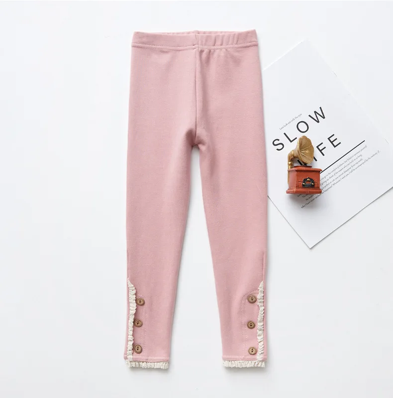 VIDMID/весенне-осенние хлопковые детские штаны для маленьких девочек детские леггинсы до щиколотки для девочек леггинсы для маленьких девочек, штаны 7096 04
