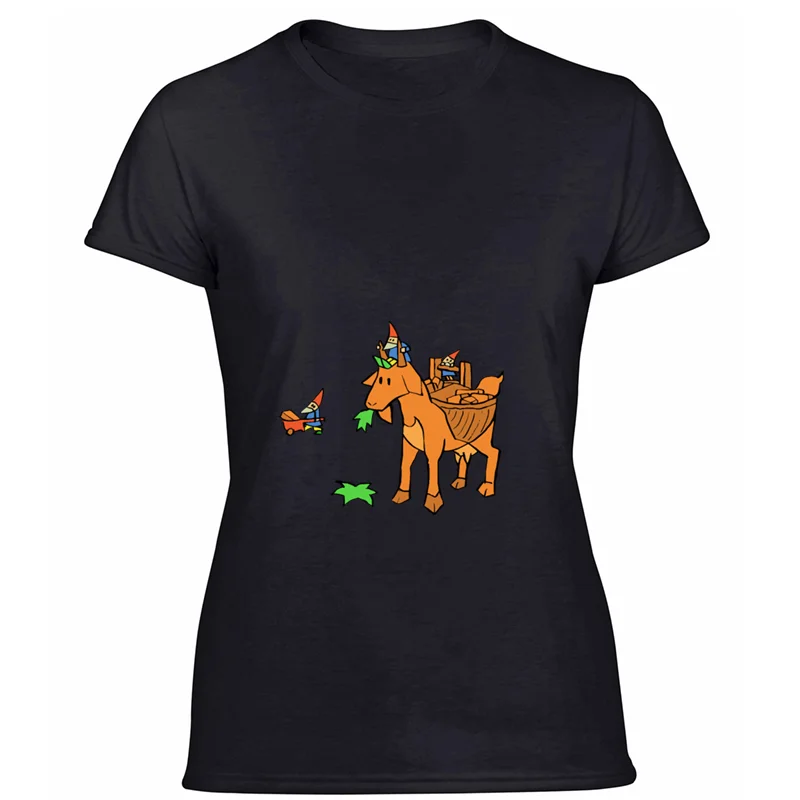 Забавная Повседневная футболка jonas 2, одноцветная, размера плюс, 3xl, 4xl, 5xl, Kawaii, Мужская футболка с коротким рукавом, против морщин, футболка - Цвет: Women-Black