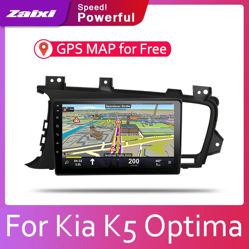 Discount ZaiXi Android 2 Din Car radio Multimedia Video Player auto Stereo GPS MAP For Kia K5 Optima 2011~2015 Media Navi Navigation 2