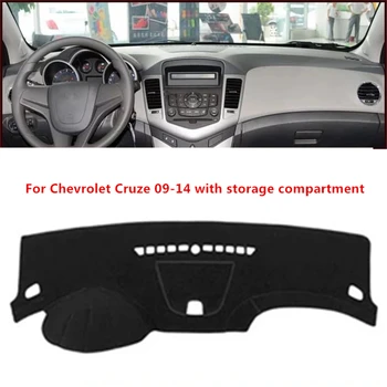 

SJ Non-Slip Car Inner Auto Dashboard Cover Dashmat Pad Sun Shade Dash Board Cover For Chevrolet Cruze With Storage Box 2009-2014