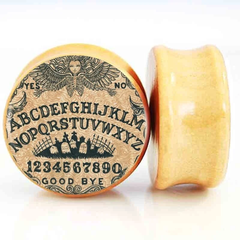 2 шт./лот Ouija доска затычки для ушей телесные туннели растягиватель седельная