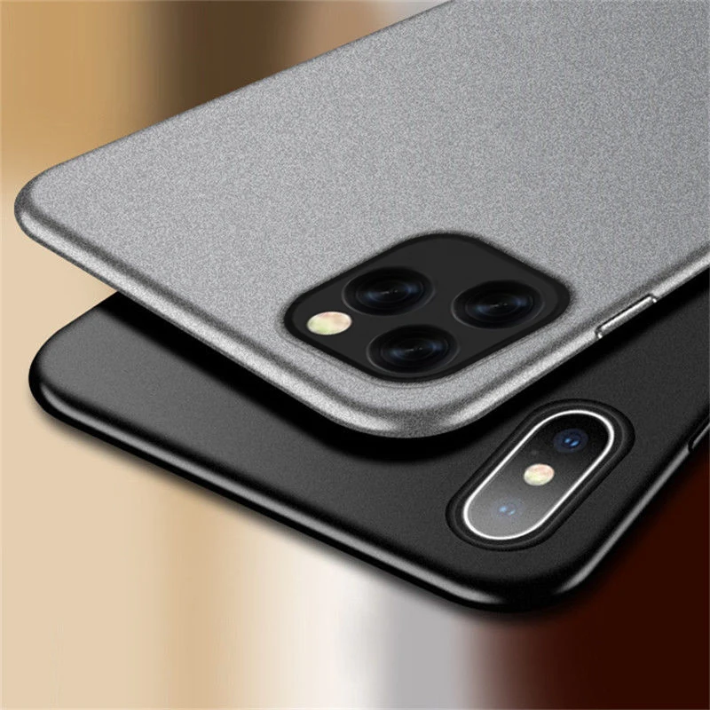 

Silicone Case For iPhone 11 Pro Max Matte Anti-skid Soft TPU Back Cover For iPhone X XR XS 6 6S 7 8 Plus Slim Case Phone Shell