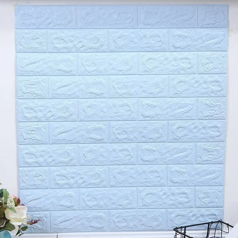 Новые 3D Искусственные наклейки в виде кирпичной стены самоклеющиеся водоотталкивающие обои наклейка пилинг и палка художественные стеновые панели для детской комнаты - Цвет: 7