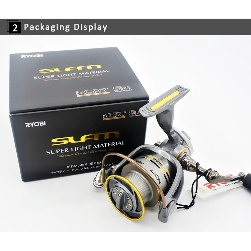 

Aluminum Body Rotor Ultra Smooth 6+1 BB Spinning Fishing Reel Computer-balanced rotor Muti-disc front drag