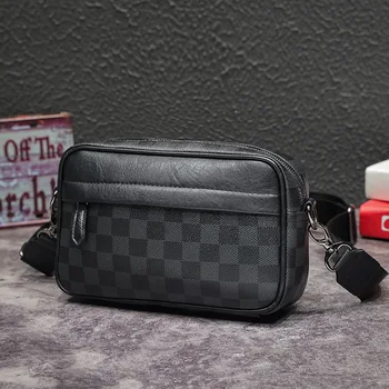 

Men Casual Leather shoulder Messenger Bag Men's Crossbody Bags Male Vintage Crossbody Laptop Briefcase Male Messenger Bags