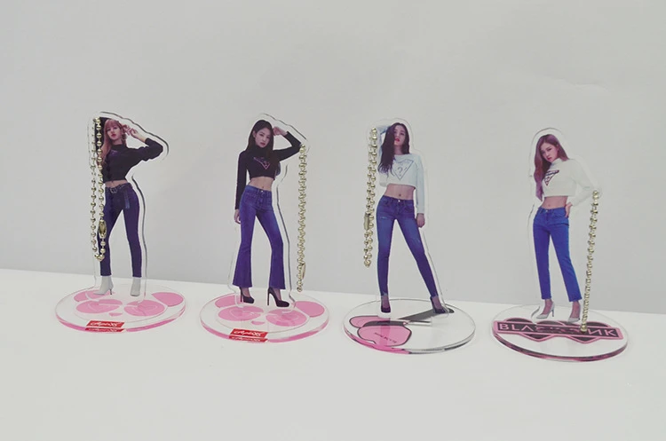 

Korean Star EXO GOT7 SEVENTEEN BLACKPINK TXT acrylic stand model pendant action figure toy gift
