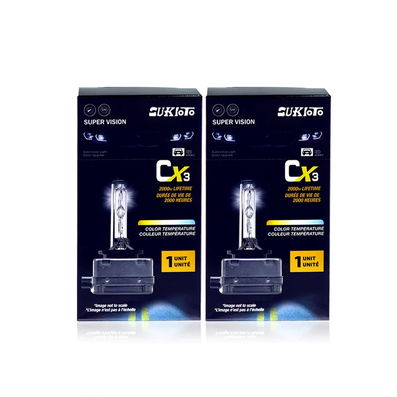 SUKIOTO 2PCS Premium Metal 55W D3S 6000K HID Xenon Bulb Lamps 35W D1S 4300K 5000K 8000K Car Light Bulb For Auto Headlamp Kit (1)