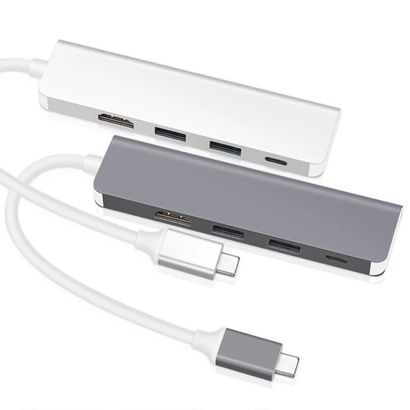 Концентратор к hdmi Многофункциональный расширительный док-станция usb3.0 HD конвертер usb-c концентратор с PD