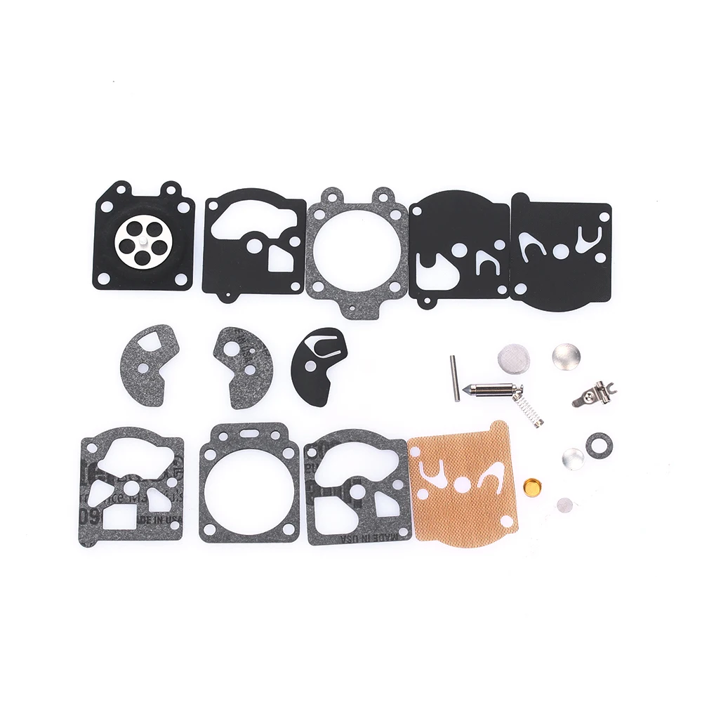 1 Set Carb Carburetor Diaphragm Gasket Needle Repair Kit For WA / WT/ Walbro Series K10 / K20-WAT Echo Chainsaw Accessories carburetor repair tool kit
