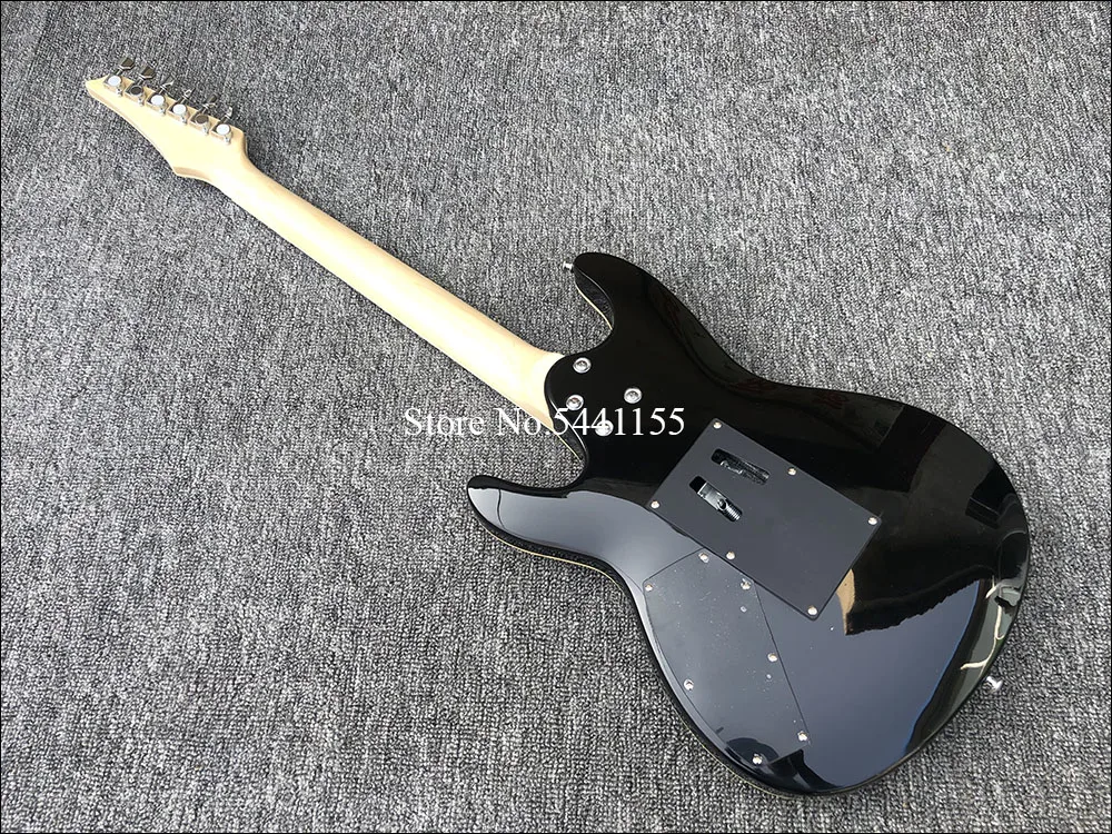 2019 Высококачественная 6 струнная электрическая гитара Floyd rose корпус из красного