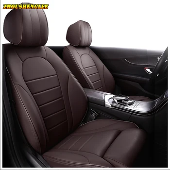 

Make Custom Leather car seat covers For Mercedes-Benz Viano GLK GLA GL CLA CLS CLK SLK GLE GLS GLC Vito seat cover cars auto