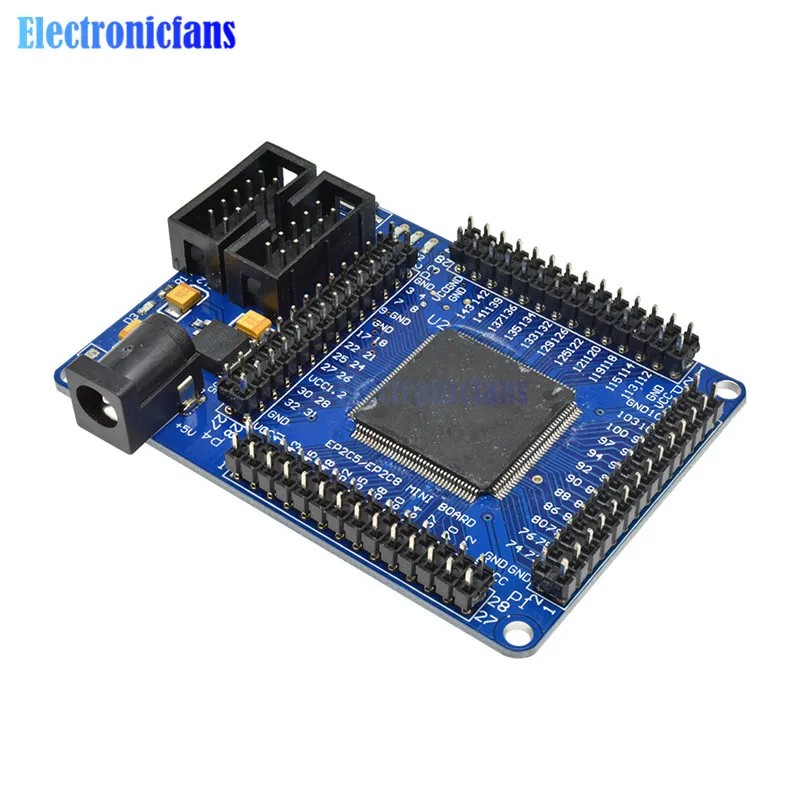 FPGA CycloneII EP2C5T144 минимальная системная макетная плата EPROM 5 в с USB Blaster Mini USB кабель 10Pin JTAG соединительный кабель