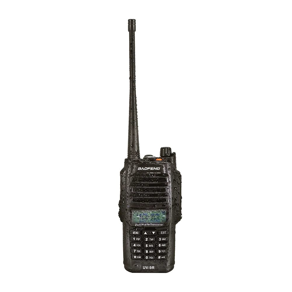 UV-9R IP67 Водонепроницаемый дистанционный двухдиапазонный 136-174/400-520 MHz FM радио домофон двухдиапазонный двухсторонний радио портативный