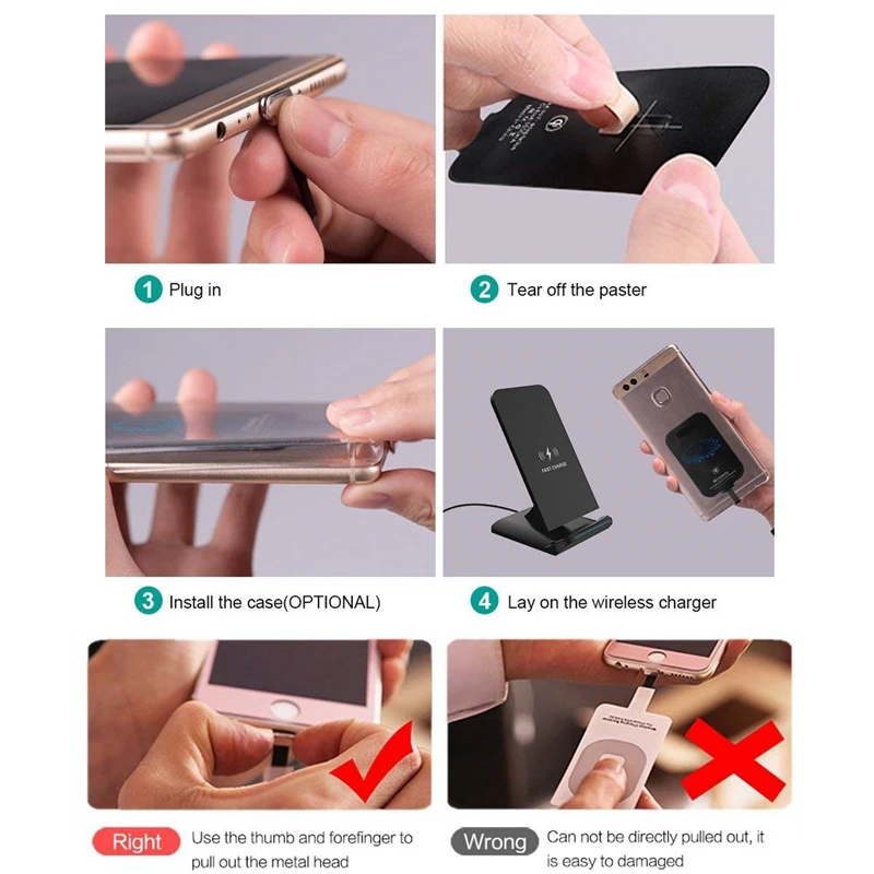 Беспроводное зарядное устройство для Xiaomi Redmi Note 8 Pro Realme 5 Vivo iQOO Y93 Qi зарядная док