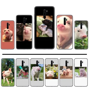 

Animal cute pig Luxury Unique Design Phone Cover For Xiaomi Redmi Note 4 4x 5 6 7 8 pro S2 PLUS 6A PRO