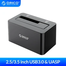 'ORICO HDD Case SATA  to USB 3.0  Hard Drive Docking Station 5Gbps Super Speed for 2.5''/ 3.5'' SSD HDD With 12V Power Adapter'