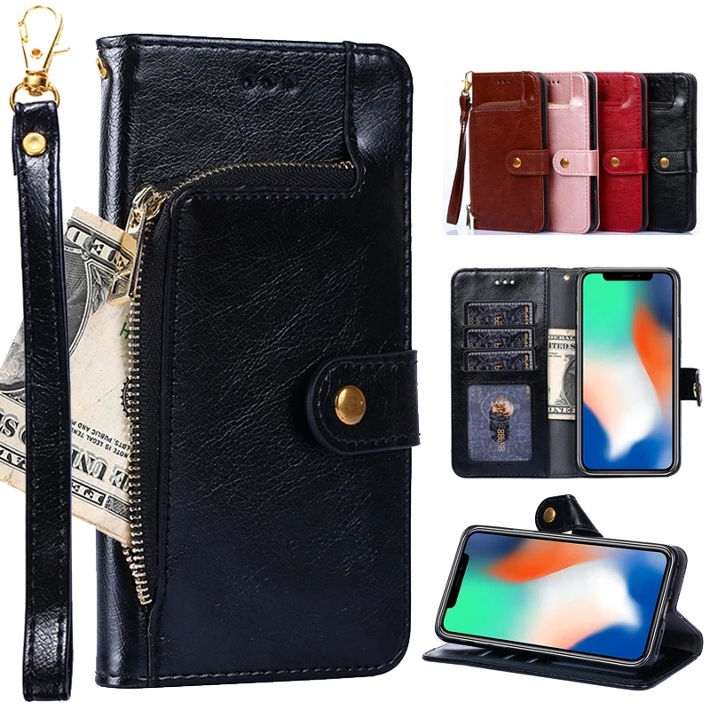 Многофункциональный кожаный чехол для OPPO F17 F11 F9 F19 Pro Plus F15 F7 F5 Youth F1S K1 K3 K5 Find X3 X2 Neo Lite