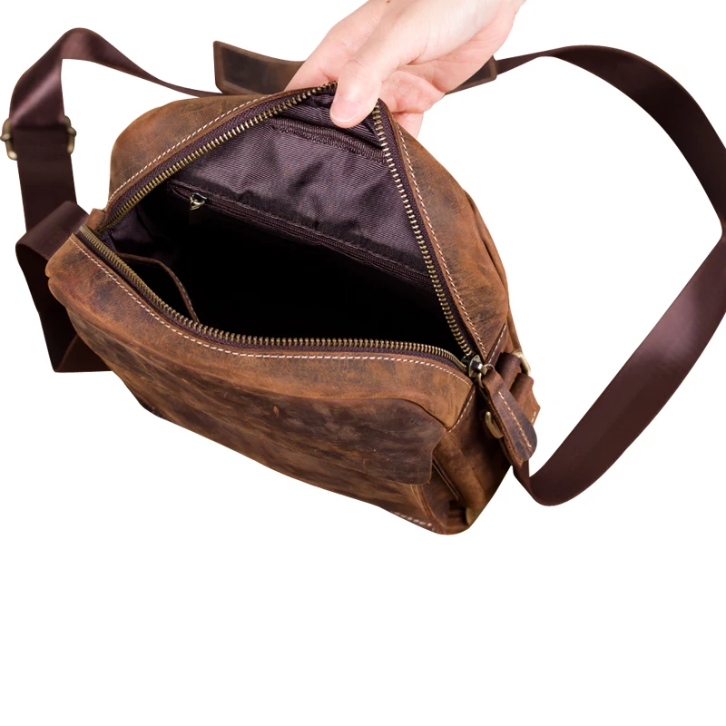 Мужские однотонные сумки на плечо из натуральной кожи, мужская сумка через плечо, сумка через плечо для телефона, держатель bolso, деловые дорожные подарки