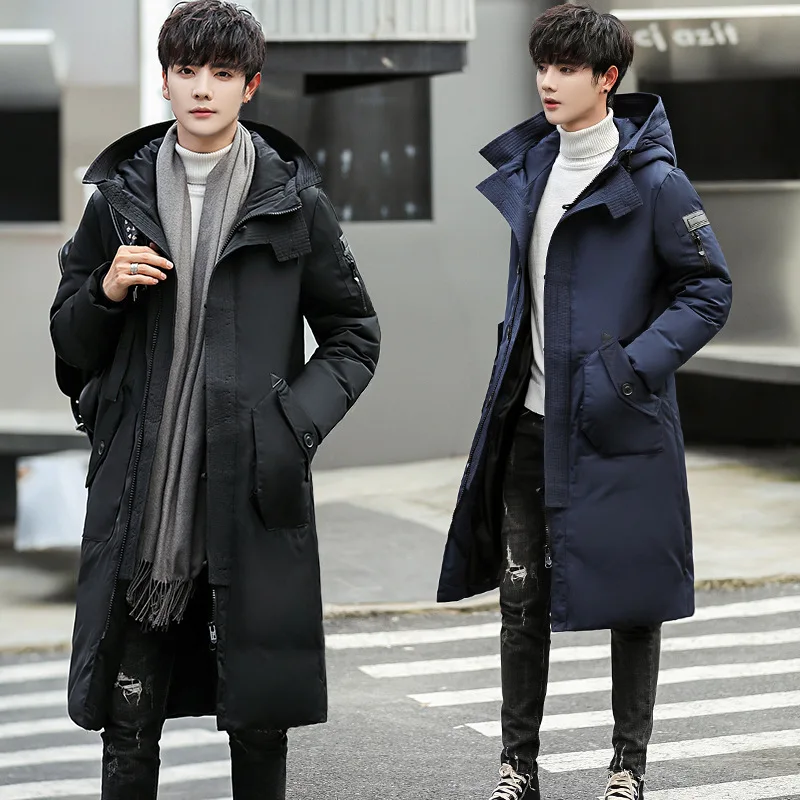 2022 Teens New Winter Men's Down Jacket Male Down Coat Thick Warm Man Jacket Brand Men's Puffer Jacket Warm Parkas Doudoune
