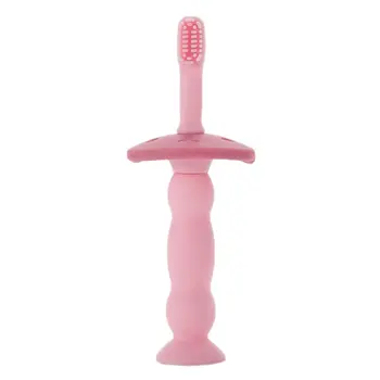 

Soft Silicone Infant Baby Safe Bendable Teether Training Teeth Toothbrush Newborn Baby Oral Care Brush