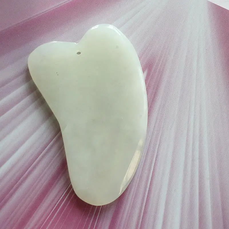 Инструмент иглоукалывание спа терапия Gua Sha массажер соскабливающая доска антистресс Для Тела Натуральный авантюрин Нефритовый камень Guasha массаж