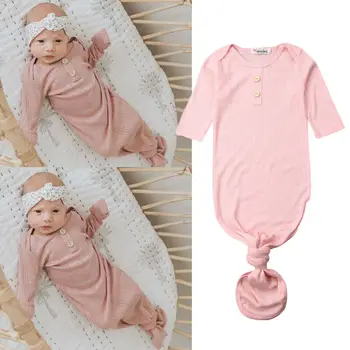 

US STOCK Infant Baby Girl Boy Cotton Swaddle Blanket Wrap Sleeping Bag 0-6M