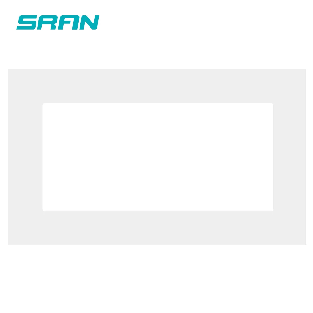 White 146 PC SRAN пустая панель с установкой железной пластины 146 мм* 86 мм белый ПК Панель переключатель гнездо - Цвет: White 146 PC