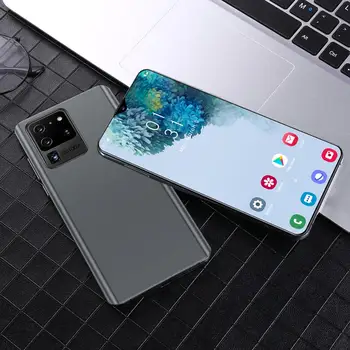 

New S20U Smartphone Android 10.0 6.5" Double SIM Card 8GB RAM 256GB ROM 5000mAh MT6889 Deca core CPU Mobile Phone