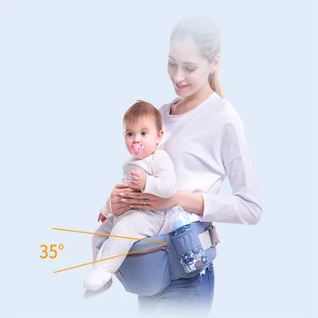 

Outdoor Hands Free Portable Newborn Baby Carrier Multifunctional Wrap Detachable Backpack Adjustable Soft 0-48months Hip Seat