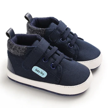 

Autumn Baby Shoes New Kid Boy Girl Canvas Cotton First Walker Anti-slip Soft Sole Toddler Sneakers 1 Pair