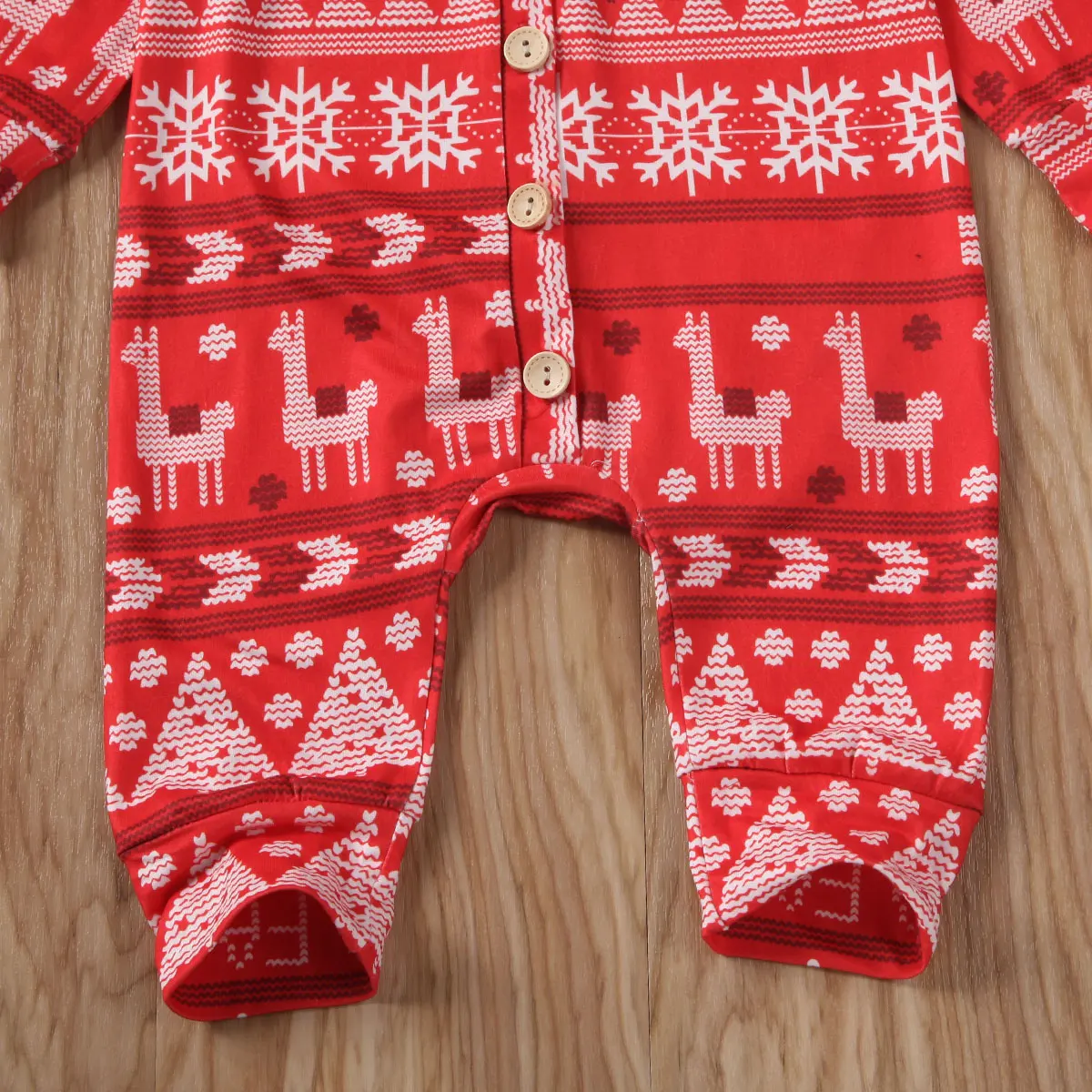 Рождественский комбинезон для новорожденных мальчиков и девочек, повязка на голову с длинными рукавами и шапочка, комплект одежды из 3 предметов