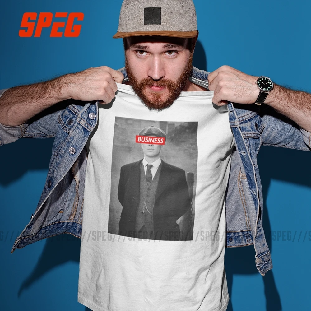 Peaky футболки с надписью Peaky blinders Tommee Shelby Дизайнерские мужские футболки с круглым вырезом и коротким рукавом футболки из чистого хлопка с принтом