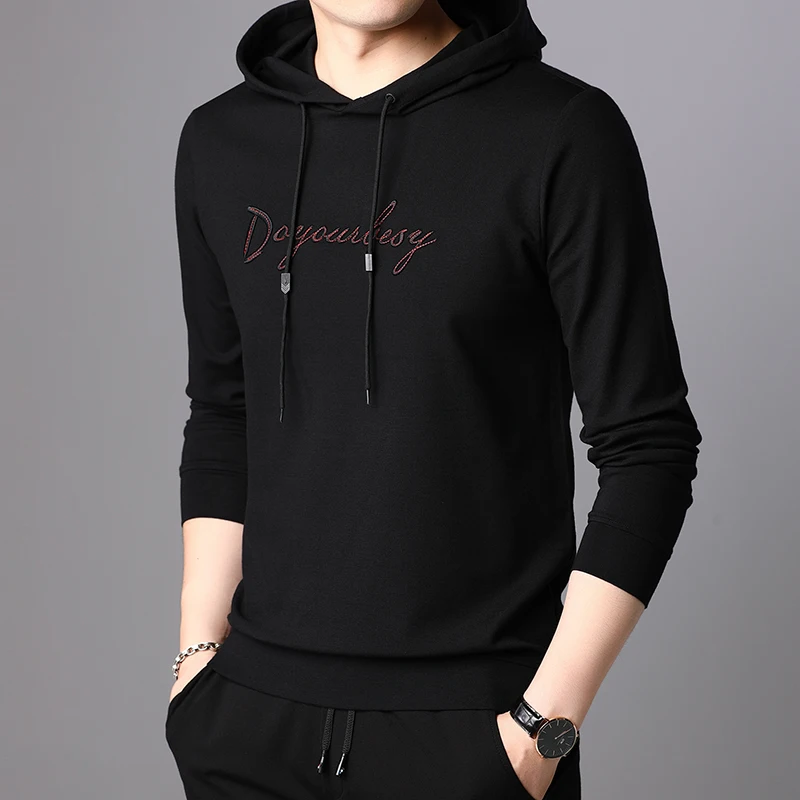 

Men's hooded spring and autumn new fashion spring casual men's Hooded Sweater men's spring Korean fashion long sleeve leisure