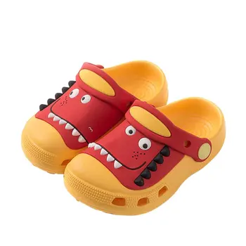

Lightweight Sandals Cave Home Dinosaur Breathable Baby Slippers Cute Cartoon Toddler Clogs Anti Slip Wear Resistant Summer Beach