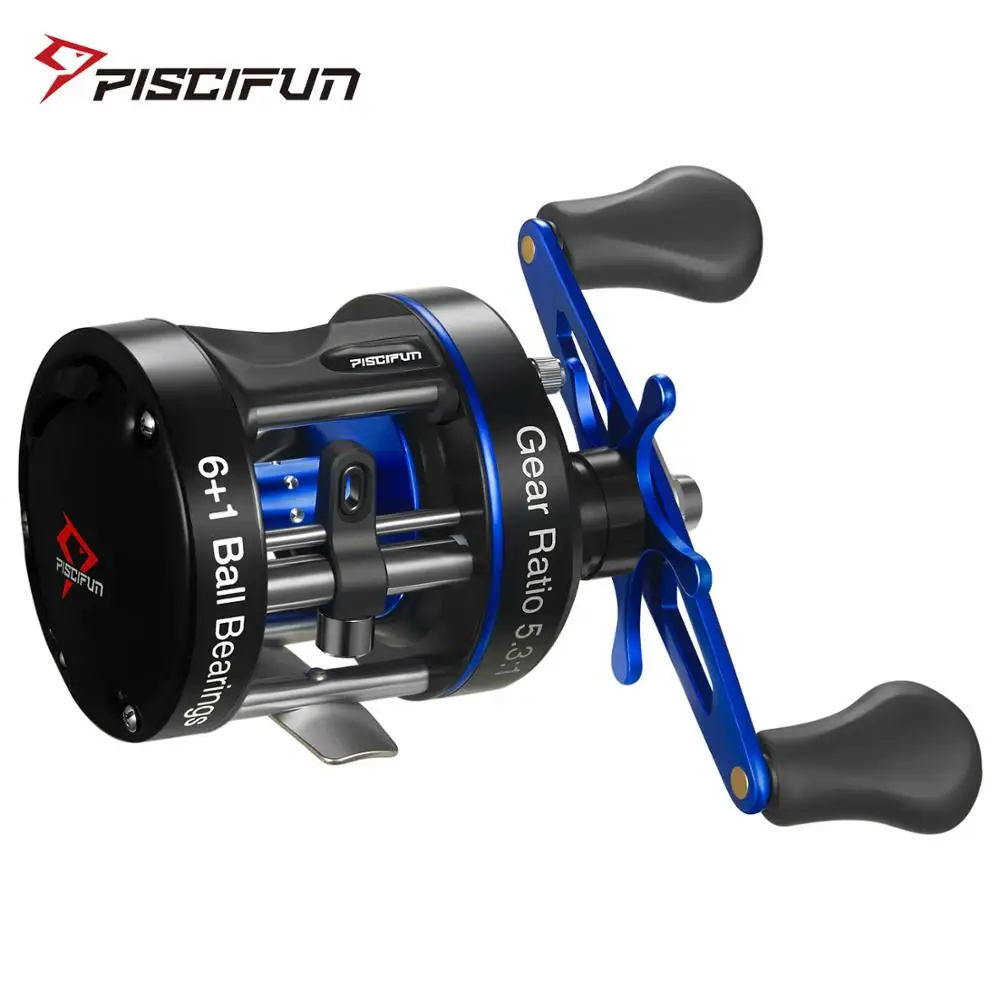 Piscifun Chaos Xs Round Baitcasting Reel 5.3:1 Up To 9kg Metal Body  Conventional Saltwater Fishing Reels For Catfish Musky Bass - Fishing Reels  - AliExpress