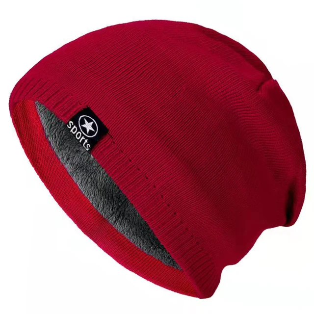 Winter Hats Solid Color Knitted Hats 