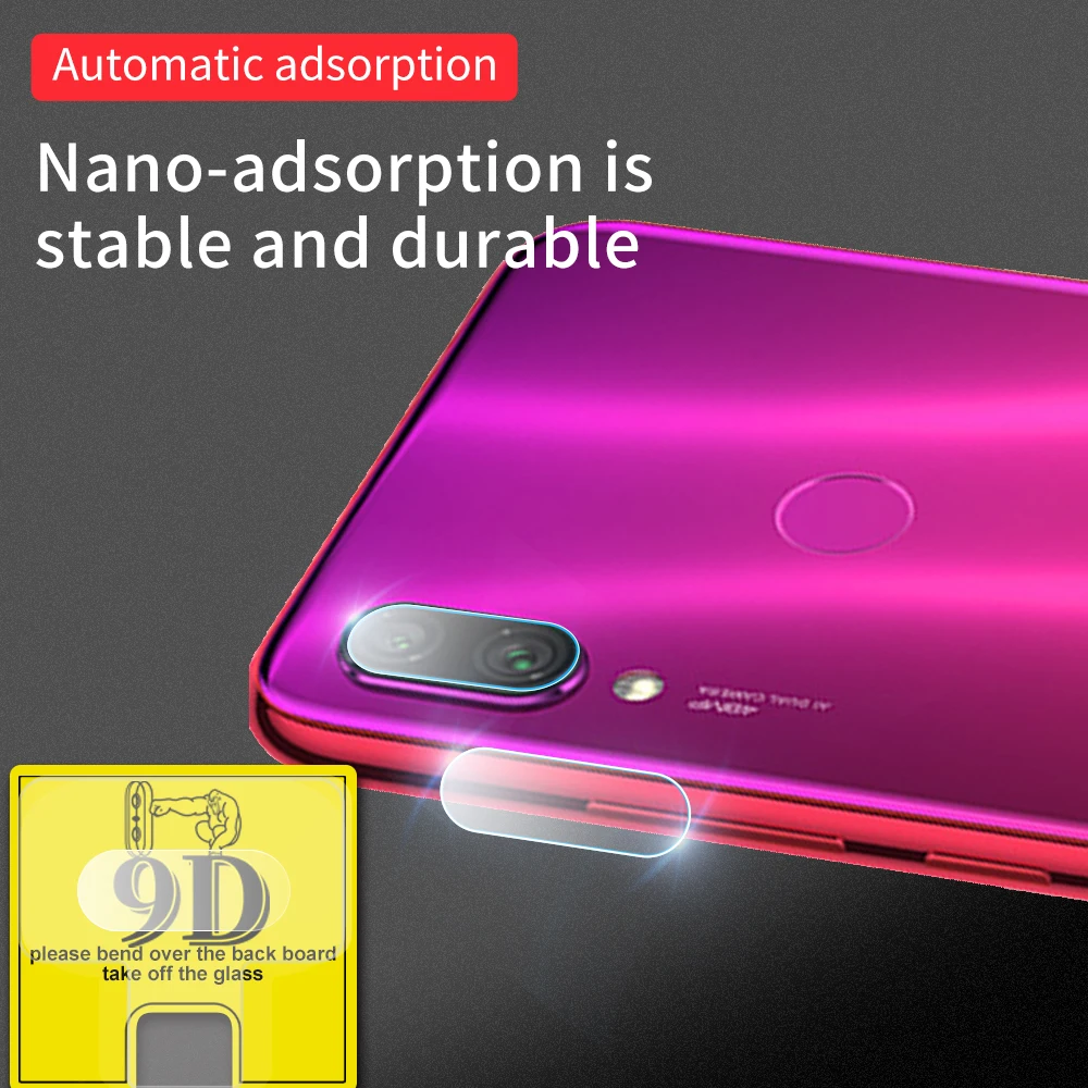 Защитная пленка для объектива камеры 9D Xiaomi Redmi Note 8 5 7 Pro K20 7A 6 6A 7S K20|Защитные стёкла