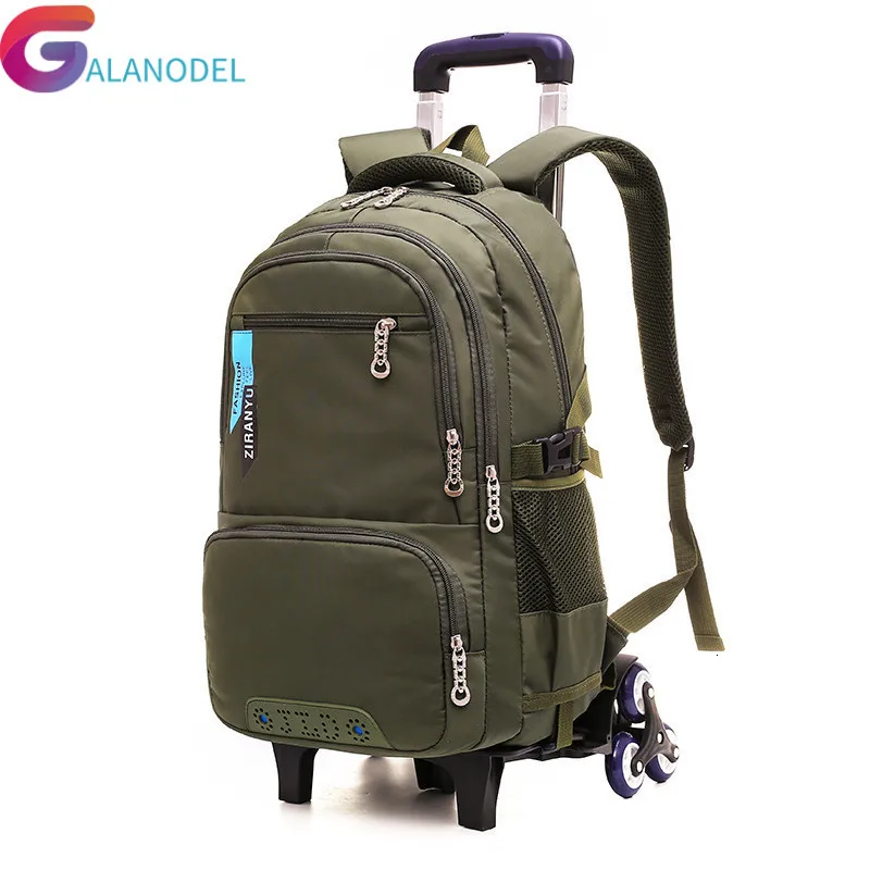 Travel Trolley backpack Boys Girls children School Bag Wheels