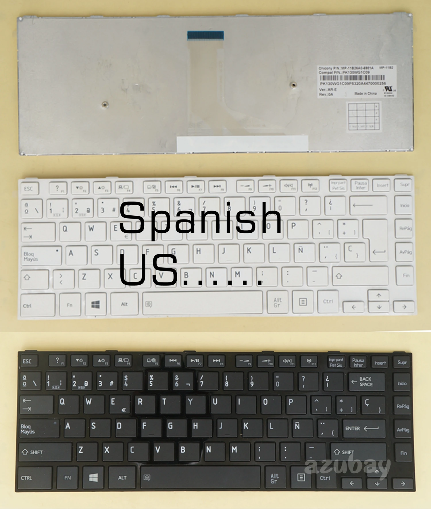Eua Teclado Espanhol para Toshiba Satellite L40 L40-a L40d L40d-a L40dt L40dt-a L40t L40t-a L45 L45-a L45d L45d-a L45t L45t-a