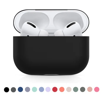 

Silicone Case For Airpods Pro Soft silicone protective cover for Wireless Bluetooth Earphone cover For Air Pods pro 3 Anti-fall