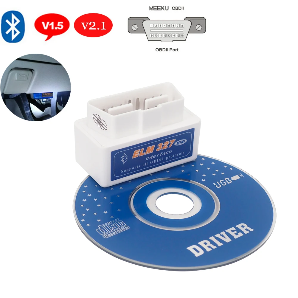 

OBD V1.5 OBD2 V2.1 OBD2 Scanner for Chrysler 300C 300M Voyager Voyager Torque ELM327 OBDII Scanner Bluetooth Car Diagnostic Tool