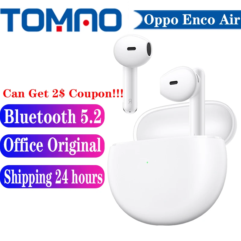 Original New OPPO Enco Air True Wireless Earbuds Hadisala Bluetooth 5.2  Headphones with Mirophone in-Ear Headset for Find X3 Pro