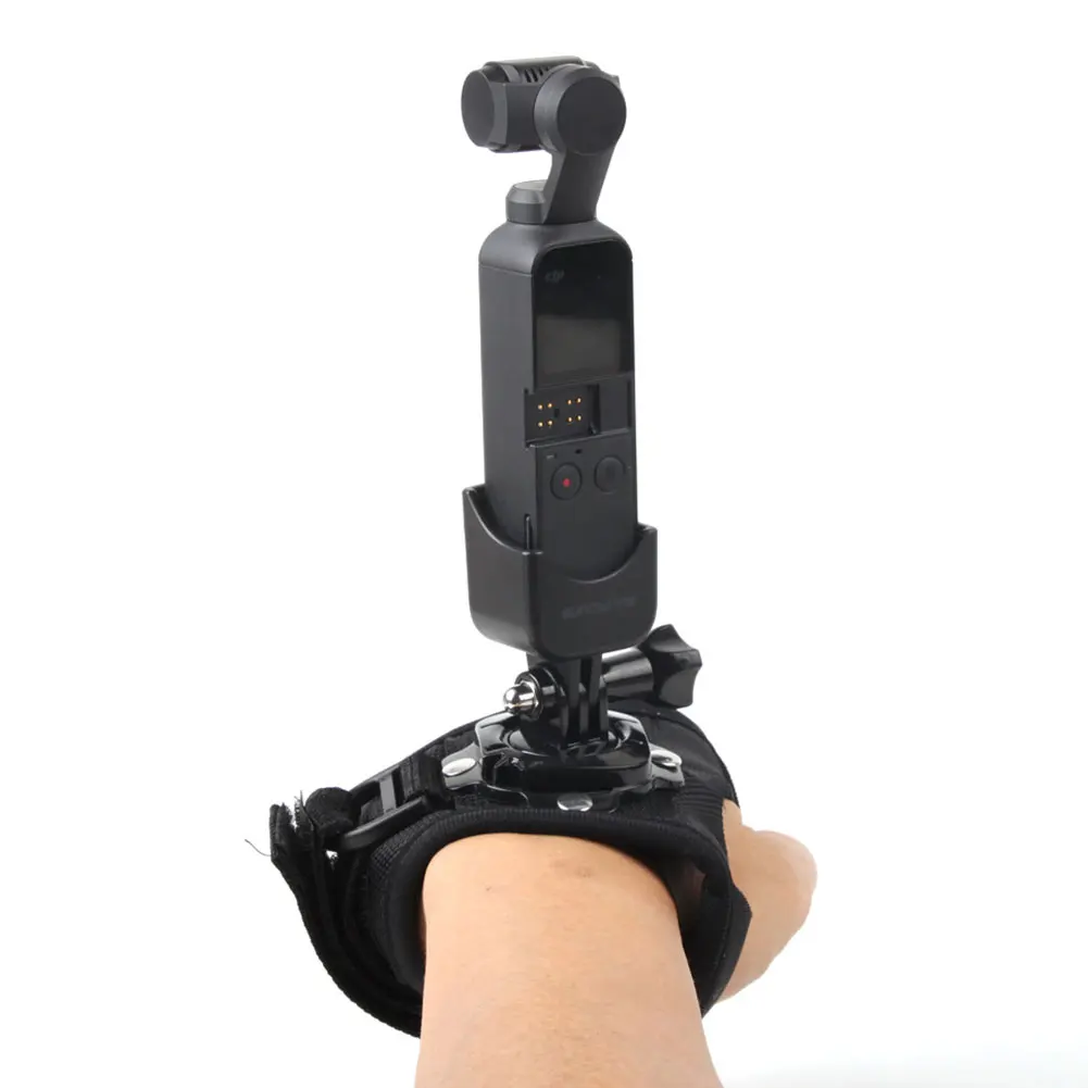 Ремешок на запястье фиксированный нескользящий для DJI OSMO Карманный адаптер Крепление Набор для GoPro 7 6 Ручные камеры поставки устойчивые к царапинам фирма