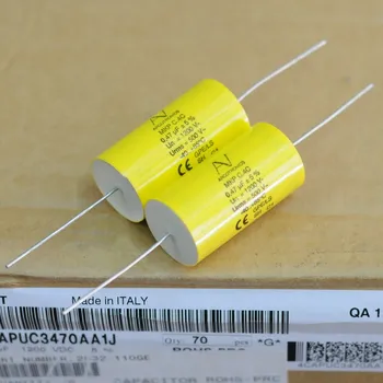

2pcs Free shipping Original Italian AV MKP 1200V 0.47uf 474 470N stepless amplifier coupling capacitor