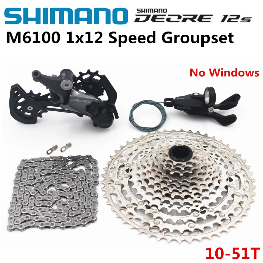SHIMANO DEORE M6100 набор радаров для горных велосипедов 1x12 Speed 10 51T задний